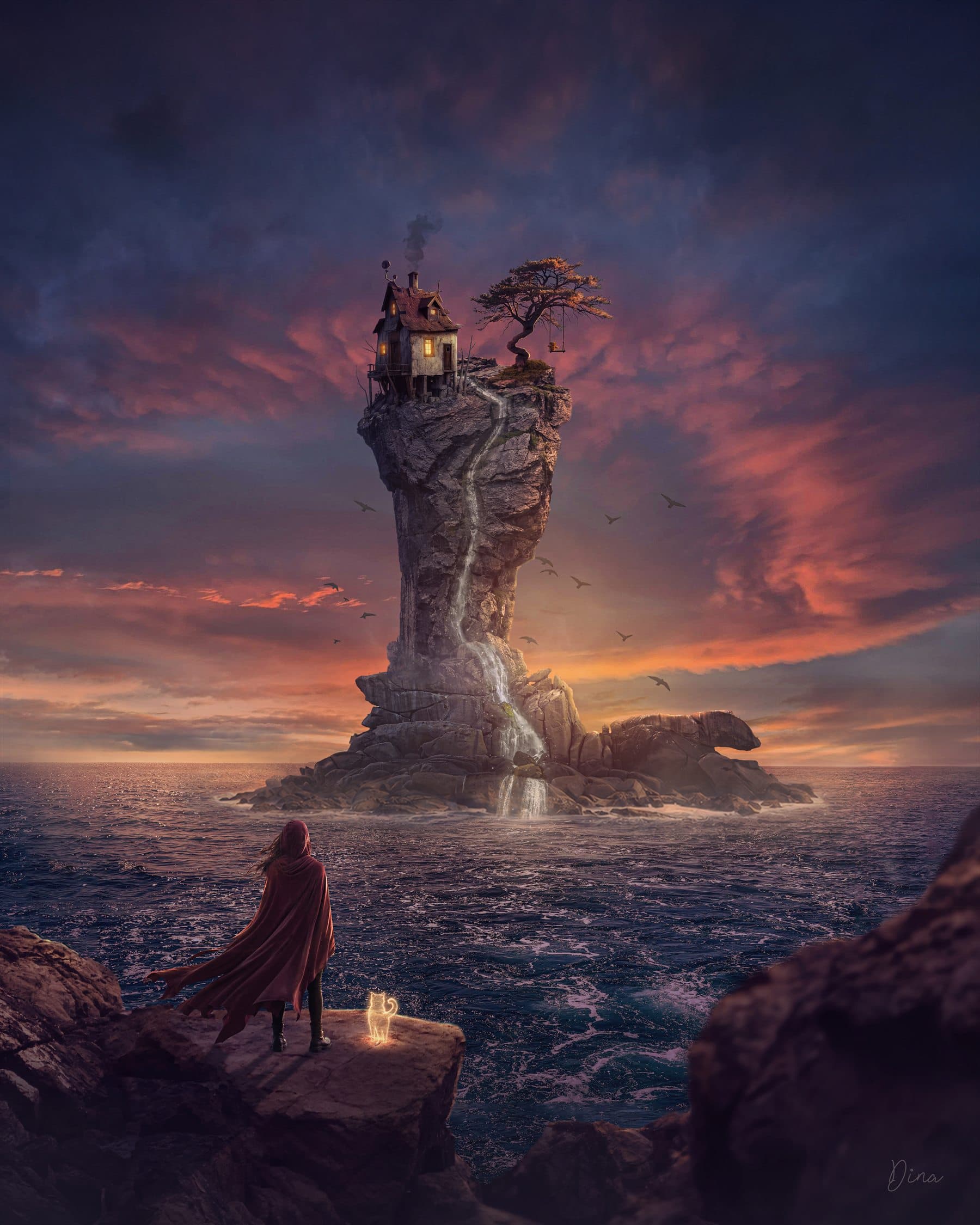 The Long Way Home, artwork by Dina